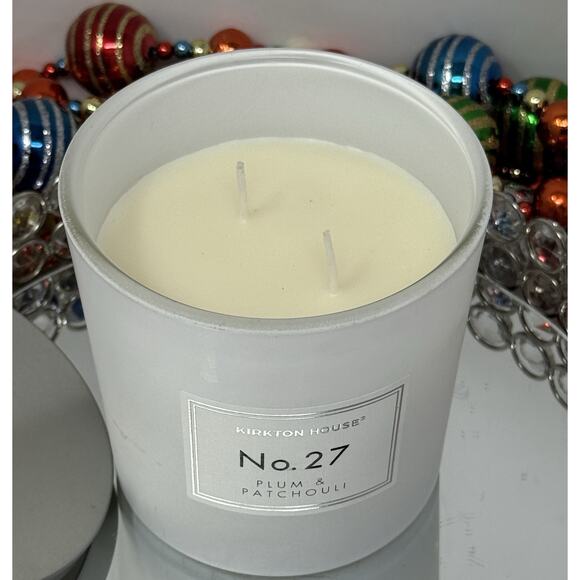 Huntington Home No. 27 Candle Plum & Patchouli - White - 11.6 Oz - Picture 2 of 5